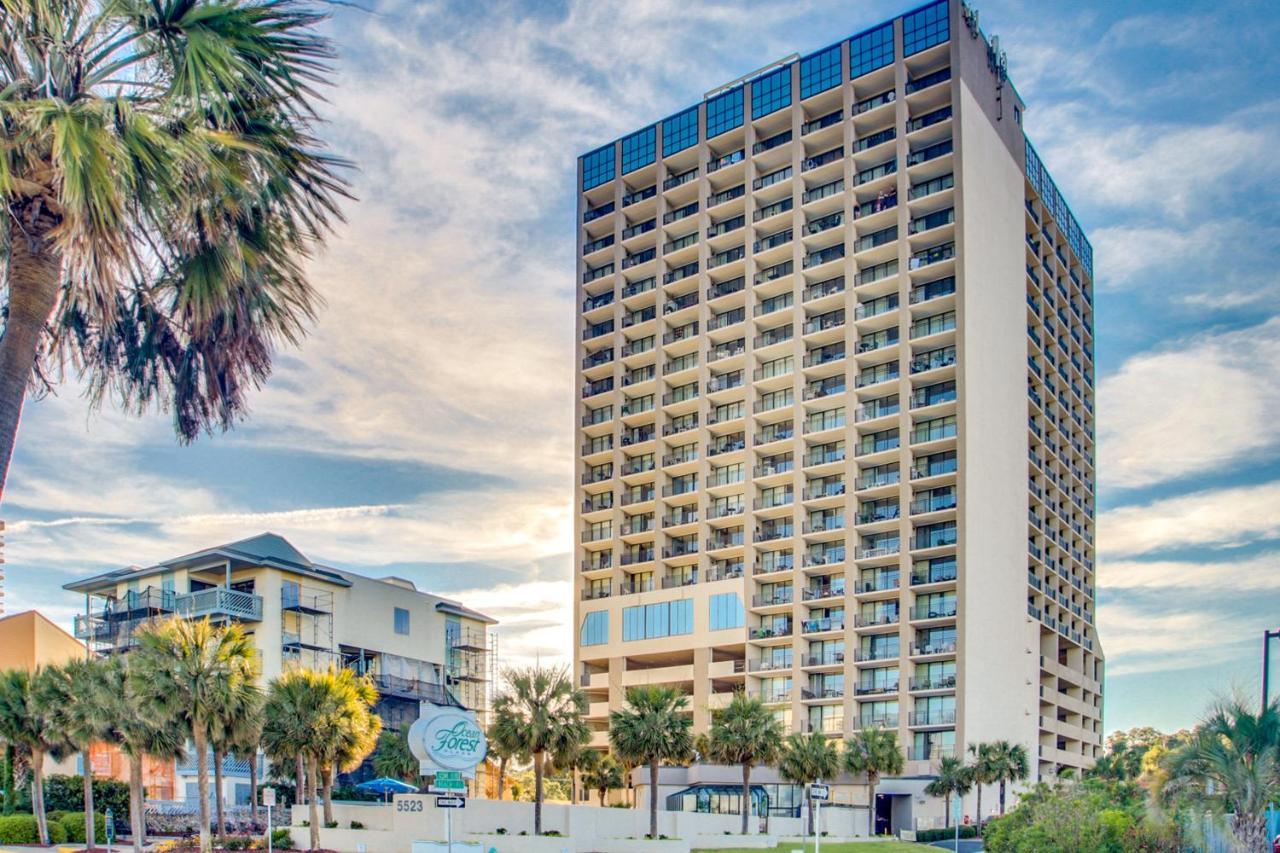 Lively Views From The Balcony At Ocean Forest Plaza Myrtle Beach Bagian luar foto