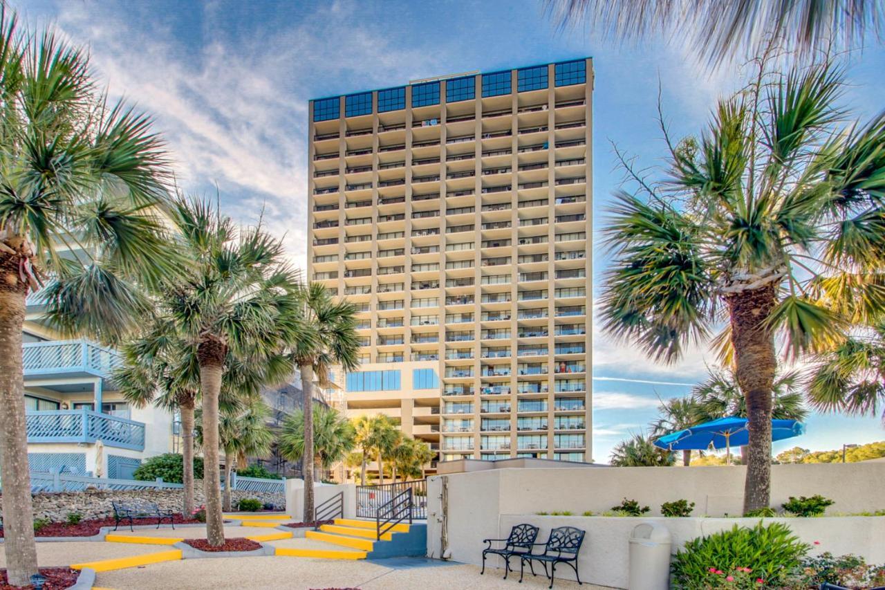 Lively Views From The Balcony At Ocean Forest Plaza Myrtle Beach Bagian luar foto