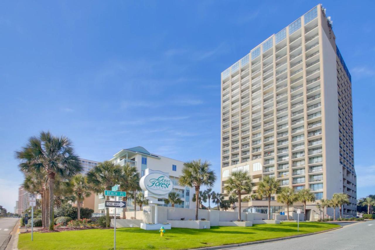 Lively Views From The Balcony At Ocean Forest Plaza Myrtle Beach Bagian luar foto