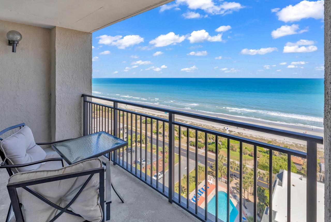 Lively Views From The Balcony At Ocean Forest Plaza Myrtle Beach Bagian luar foto